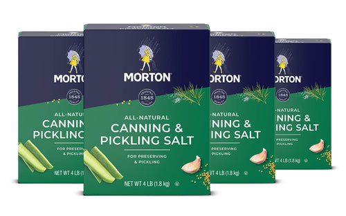 Morton Canning & Pickling Salt, 4 lb (Pack of 4)