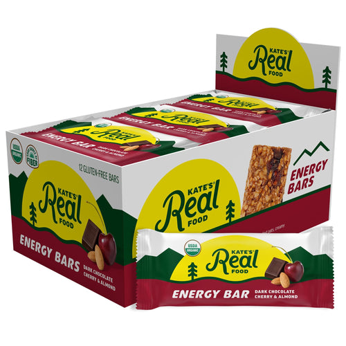 Kate's Real Food Granola Bars, Dark Chocolate Cherry Almond, 2.2 oz (Pack of 12)