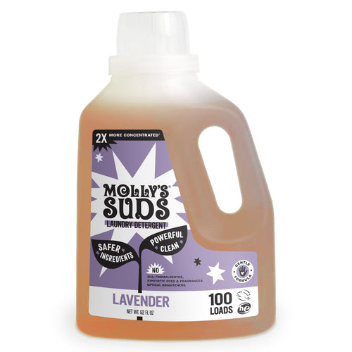 Molly's Suds Liquid Laundry Detergent, Lavender, 100 Loads