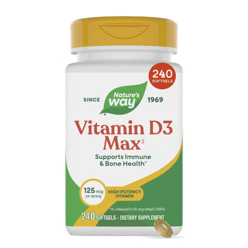 Nature's Way Vitamin D3 Max, 240 Softgels