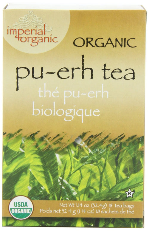 Imperial Organic Tea Pu-Erh, 18 Tea Bags (Pack of 4)