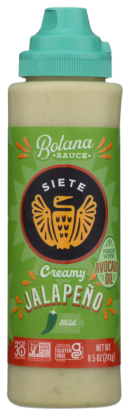 Siete Family Foods Jalapeno Botana Sauce, 8.5 oz