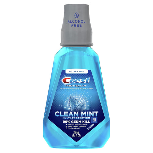 Crest Pro-Health Refreshing Clean Mint Oral Rinse, 250 mL (Pack of 3)