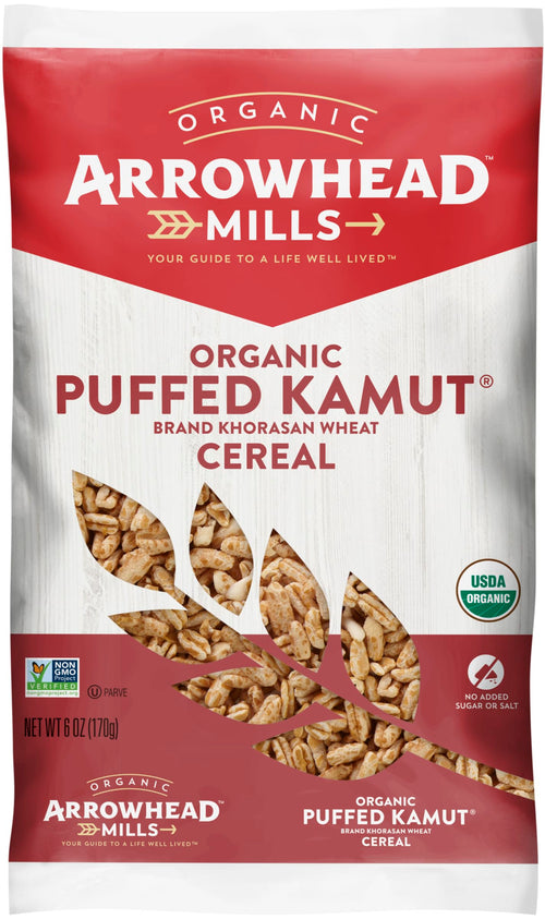 Arrowhead Mills Puffed Kamut Cereal, 6 oz (Pack of 12)