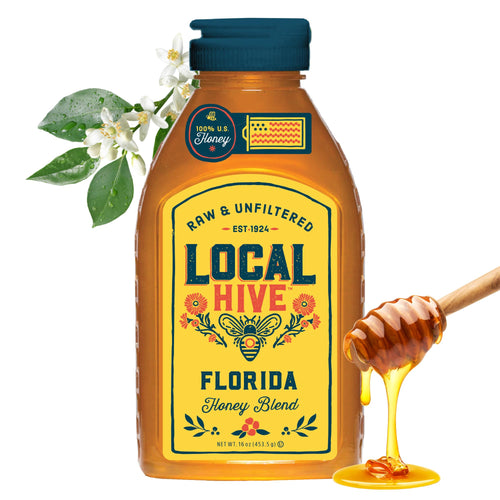 Local Hive Florida Raw & Unfiltered Honey, 16 oz