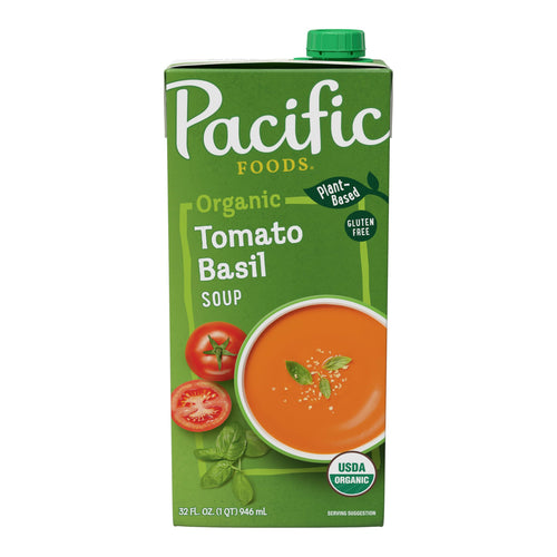 Pacific Foods Organic Creamy Tomato Basil Soup, 32 fl oz