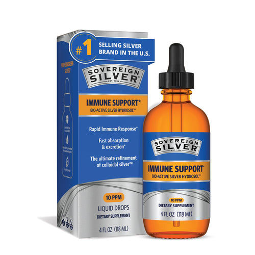 Sovereign Silver Colloidal Silver Immune Support, 4 fl oz