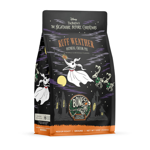 Bones Coffee Nightmare Before Christmas Ruff Weather Ground Coffee, 12 oz