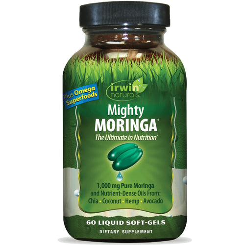 Irwin Naturals Mighty Moringa Superfood Nutrition Supplement, 60 Softgels