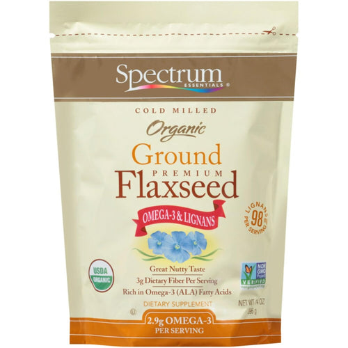 Spectrum Essential Organic Ground Flaxseed, 14 oz