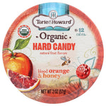 Torie and Howard Organic Hard Candy Tin, Blood Orange and Honey, 2 oz (Pack of 2)