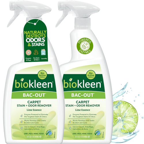 Biokleen Bac-Out Stain and Odor Eliminator Foaming Spray, 32 oz (Pack of 2)
