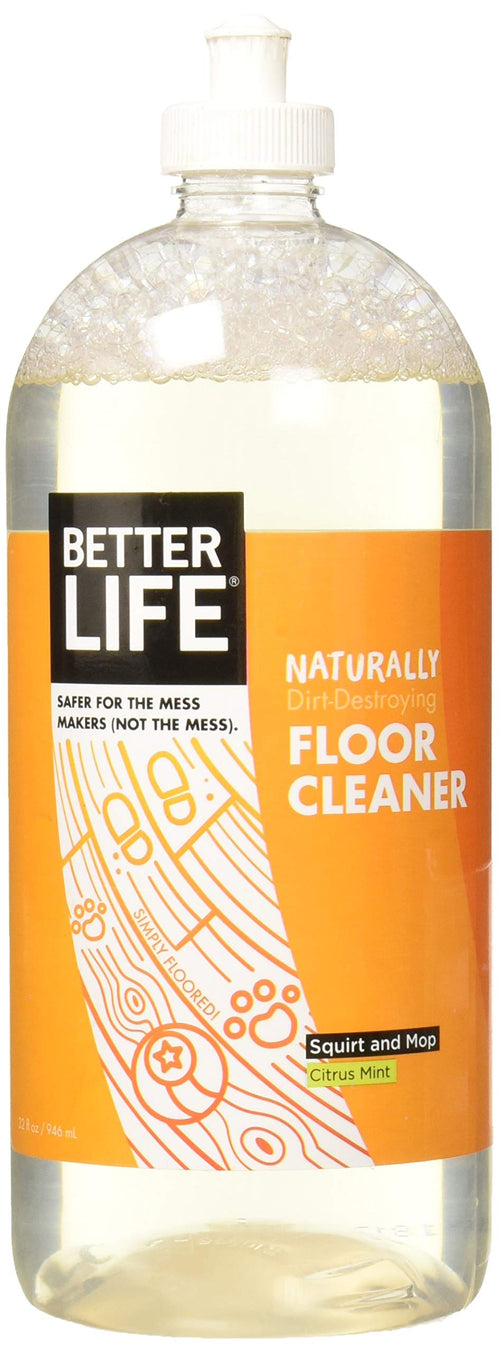 Better Life Simply Floored Natural Floor Cleaner, Citrus Mint, 32 fl oz