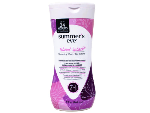 Summer's Eve Island Splash Feminine Cleansing Wash for Sensitive Skin, 9 fl oz