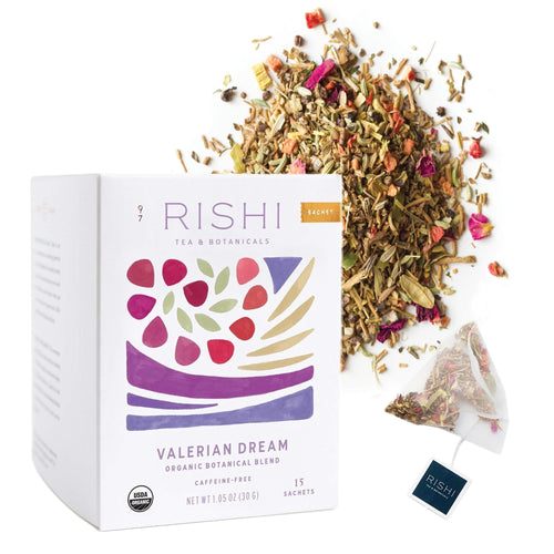 Rishi Tea Valerian Dream Organic Tea Bags, 15 Count