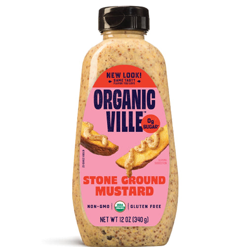 Organicville Organic Stone Ground Mustard, 12 oz