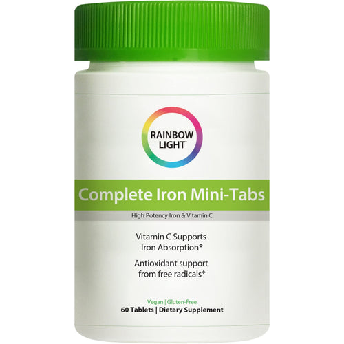 Rainbow Light Complete Iron Mini-Tabs, 60 Tablets