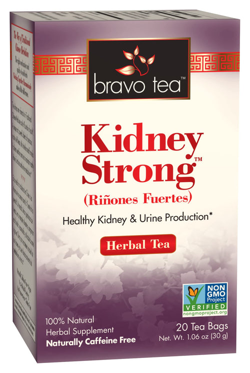 Bravo Tea Kidney Strong Herbal Tea, 20 Tea Bags