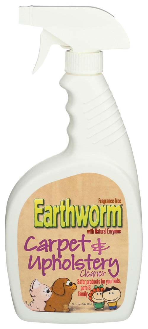 Earthworm Carpet & Upholstery Cleaner Spot & Stain Remover, 22 oz