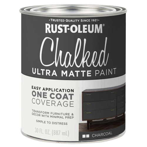 Rust-Oleum Chalked All-in-One Ultra Matte Spray Paint, Charcoal