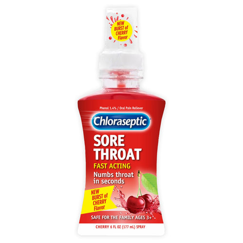 Chloraseptic Sore Throat Spray, Sugar-Free Cherry, 6 fl oz