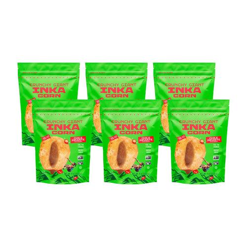 Inka Corn Roasted Giant Corn, Chili Picante, 4 oz (Pack of 6)