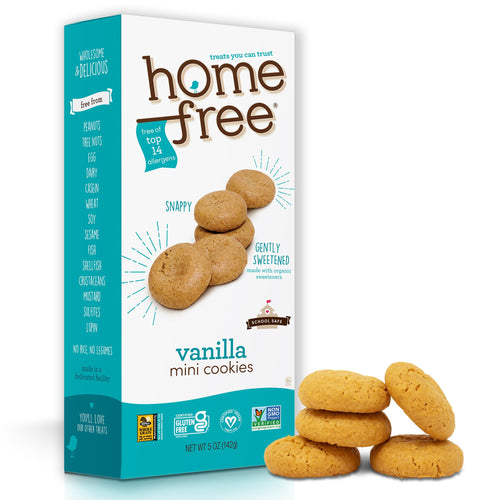 Homefree Vanilla Mini Cookies, 5 oz Box
