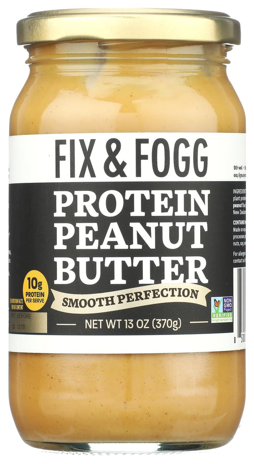 Fix & Fogg Protein Peanut Butter Spread, 13 oz