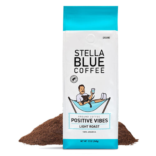 Positive Vibes Blend Light Roast Ground Coffee, 12 oz