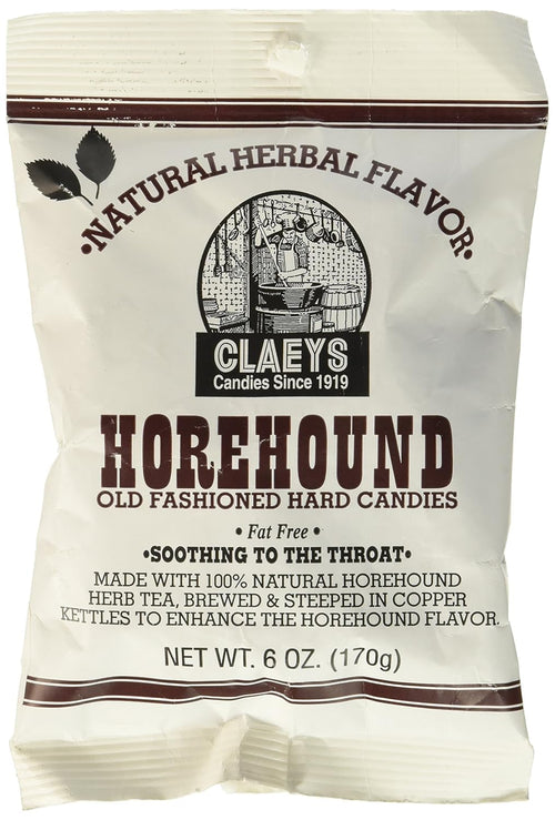Claeys Old Fashioned Horehound Hard Candy, 6 oz