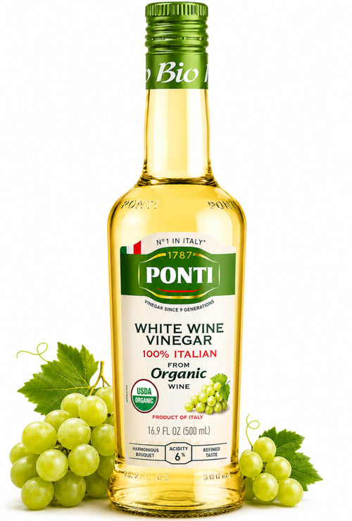 Organic Italian White Wine Vinegar, 16.9 fl oz