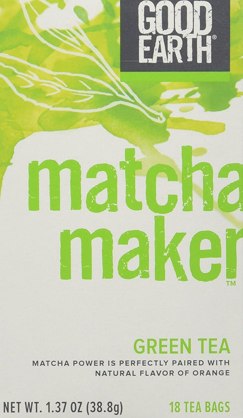 Good Earth Super Green Tea with Matcha, 18 Count