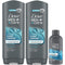 Dove Men+Care Body and Face Wash, Lemon and Cedarwood (Pack of 2) with Travel Size