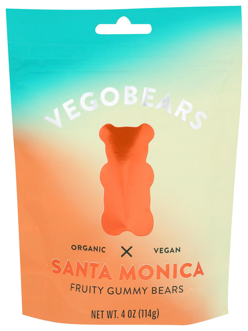 Vegobears Fruity Gummy Bears, 4 oz