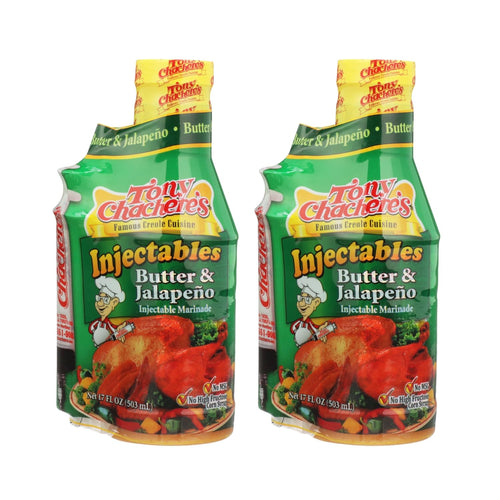 Tony Chachere's Butter and Jalapeno Marinade and Injector (Pack of 2)