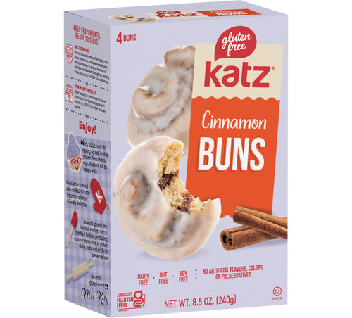 Katz Gluten Free Cinnamon Buns, 8.5 oz