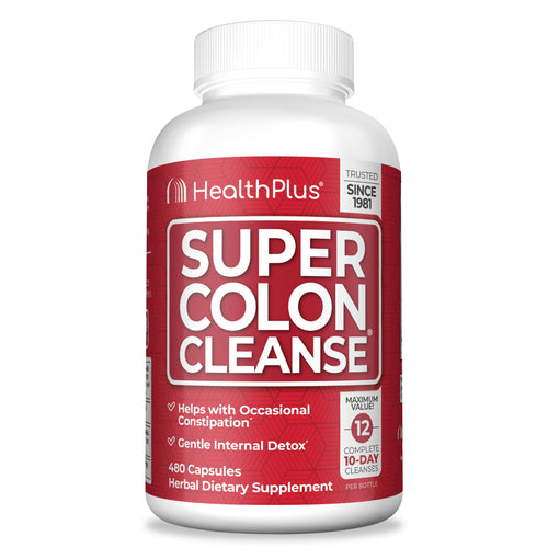 Health Plus Super Colon Cleanse Capsules, 480 Count