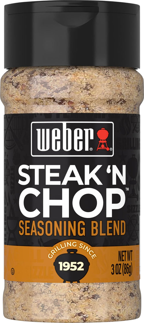 Weber Steak 'N Chop Seasoning, 3 oz Shaker