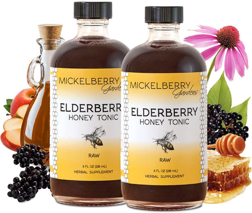 Mickelberry Gardens Elderberry Honey Tonic, 8 oz (Pack of 2)