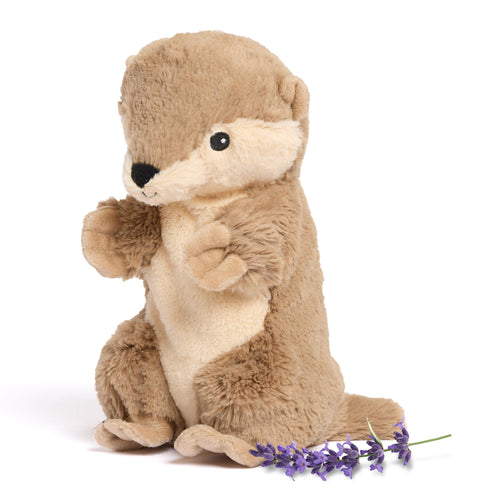 Warmies Junior Microwavable Weighted Stuffed Animal, Otter