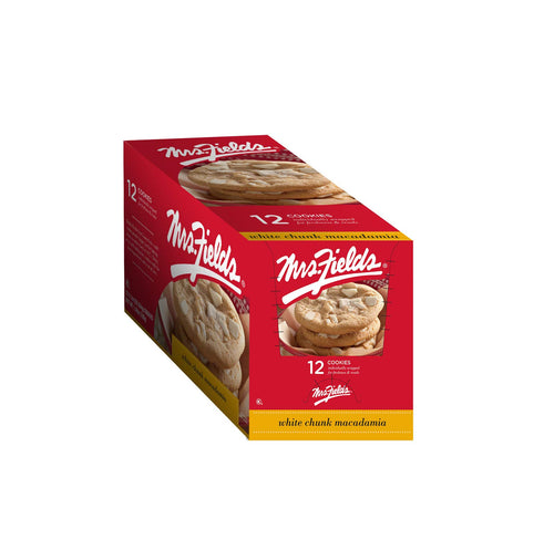 Mrs. Fields White Chunk Macadamia Cookies, 2.1 oz (Pack of 12)