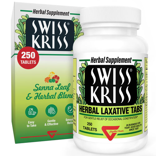 Swiss Kriss Senna Tablets, 250 Count