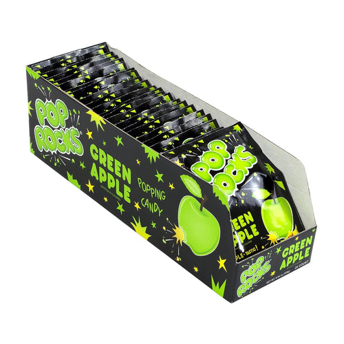 Pop Rocks Popping Candy, Apple, 0.33 oz (Pack of 24)