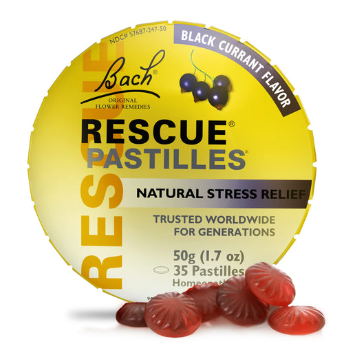 Bach Rescue Pastilles, Black Currant, 35 Count