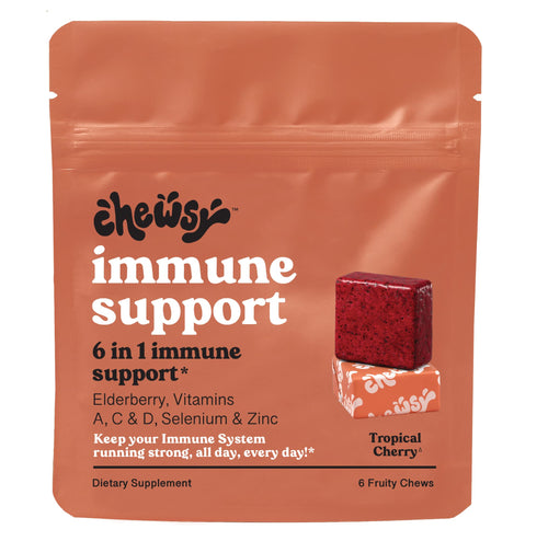 Chewsy 6-in-1 Immune Support Fruity Chews with Elderberry, 6-Day Supply