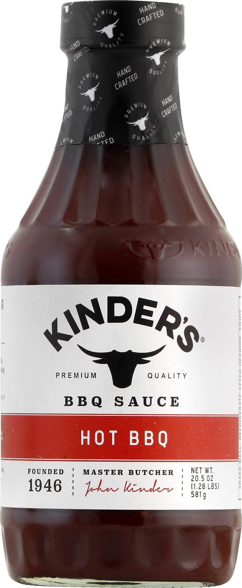 Kinder Hot Barbecue Sauce, 20.5 oz
