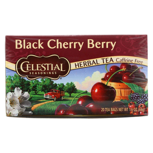 Celestial Seasonings Black Cherry Berry Herbal Tea, 20 Bags