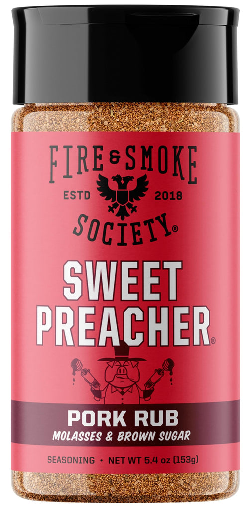 Fire & Smoke Society Sweet Preacher BBQ Rub, 5.4 oz
