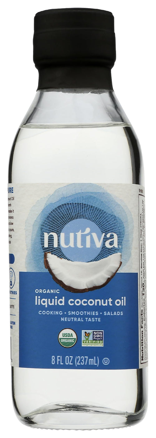Nutiva Organic Coconut Oil, 8 fl oz
