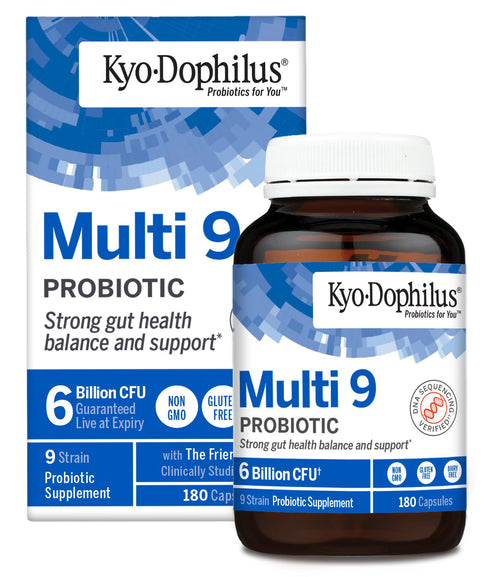 Kyolic Kyo-Dophilus Multi 9 Probiotic, 180 Capsules